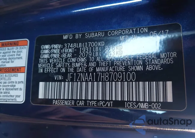 JF1ZNAA17H8709100: 44124088