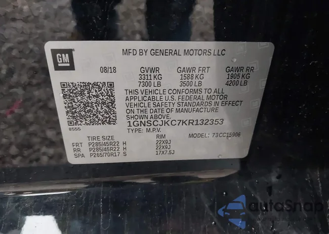 1GNSCJKC7KR132353: 44123124