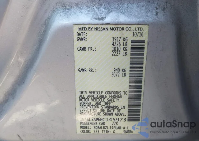 1N4AL3AP6HC145973: 44123168