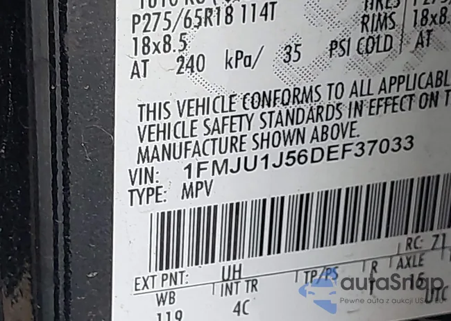 1FMJU1J56DEF37033: 44124526