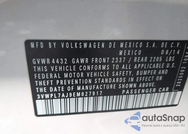 3VWPL7AJ9EM627917: 44124575