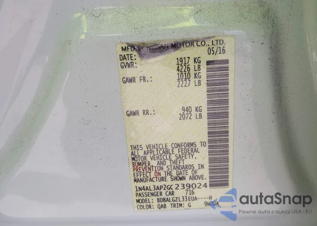 1N4AL3AP2GC239024: 44124585