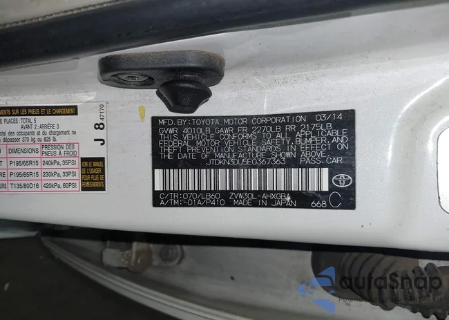 JTDKN3DU5E0367363: 44124853