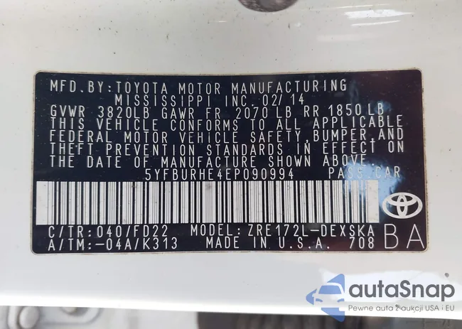 5YFBURHE4EP090994: 44124885