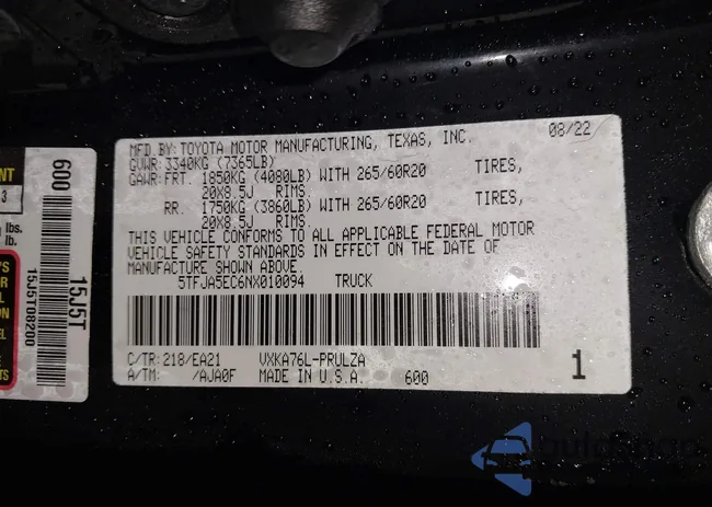 5TFJA5EC6NX010094: 44124965