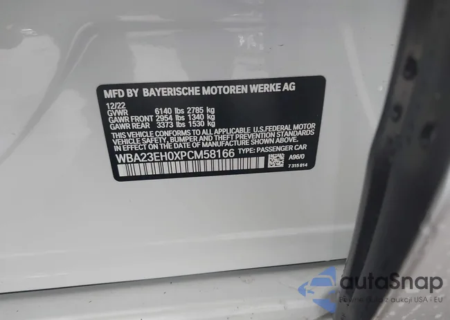 WBA23EH0XPCM58166: 44125008