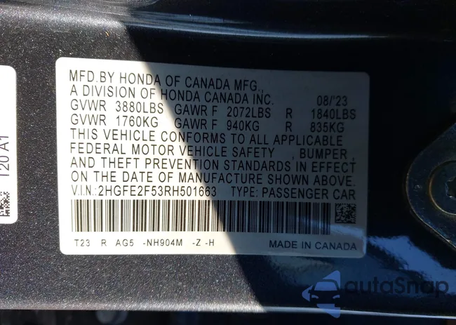 2HGFE2F53RH501663: 44124096