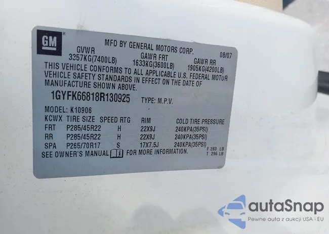 1GYFK66818R130925: 44124378