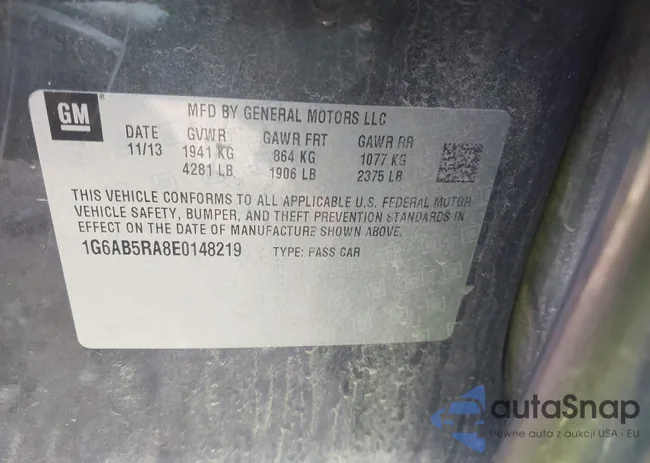 1G6AB5RA8E0148219: 44124433