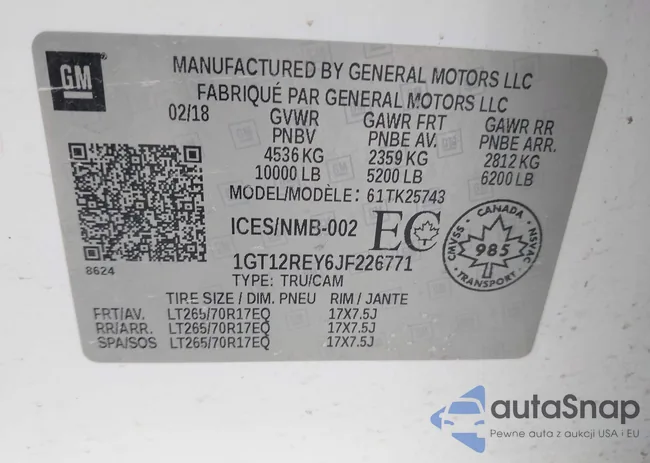 1GT12REY6JF226771: 44124488