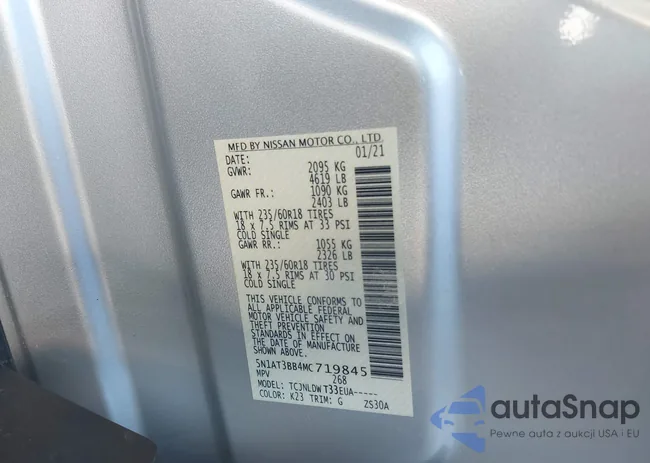 5N1AT3BB4MC719845: 44125542