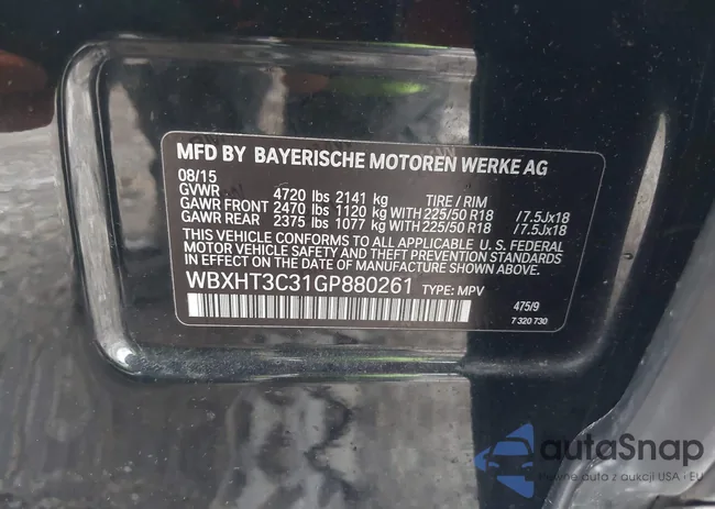 WBXHT3C31GP880261: 44125544