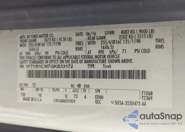 1FTYR1CM7GKB33172: 44125583