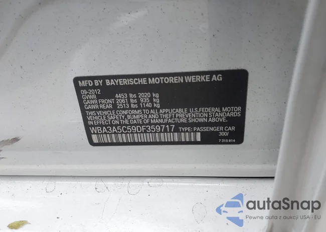 WBA3A5C59DF359717: 44125656