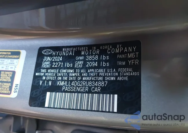 KMHLL4DG2RU834887: 44125694