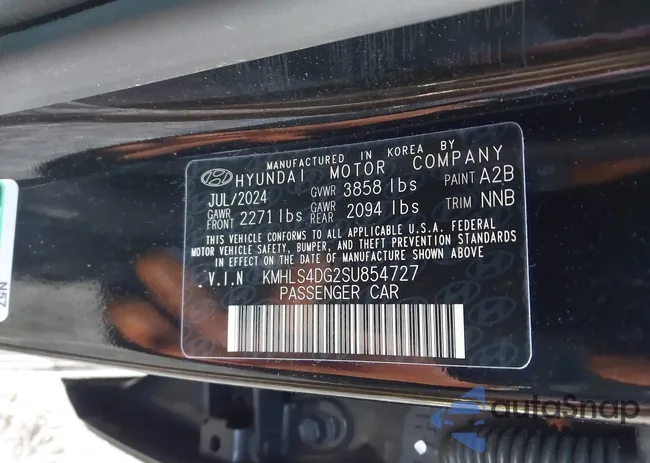 KMHLS4DG2SU854727: 44125735