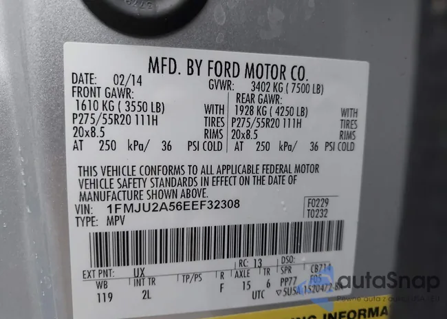 1FMJU2A56EEF32308: 44125736