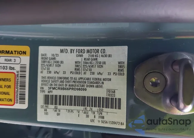 3FMCR9B66PRD98099: 44125803