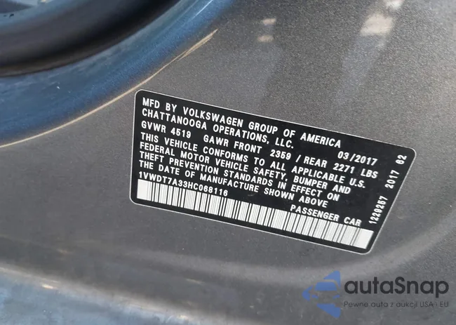 1VWDT7A33HC068116: 44125818