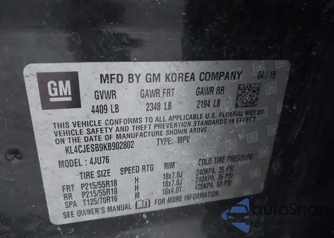 KL4CJESB9KB902802: 44125973