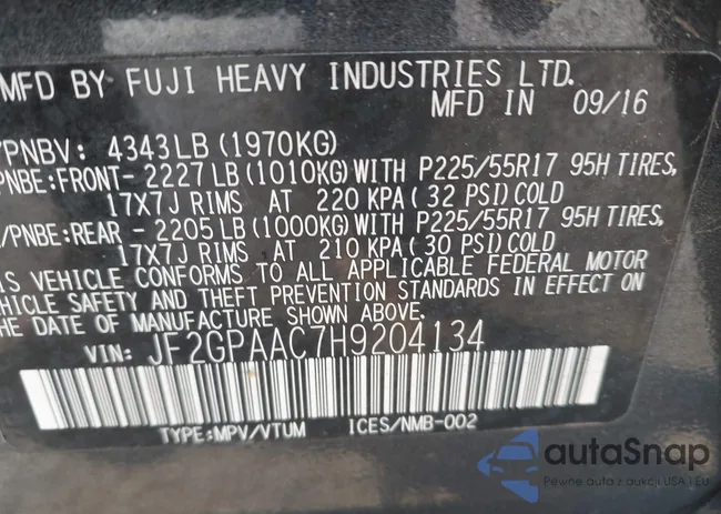 JF2GPAAC7H9204134: 44126031