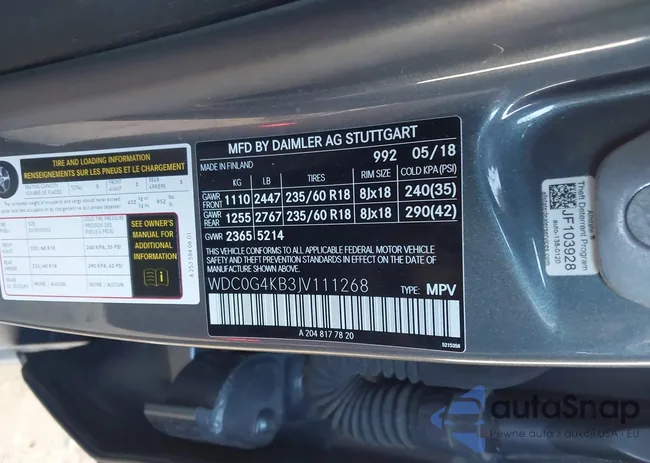 WDC0G4KB3JV111268: 44126078