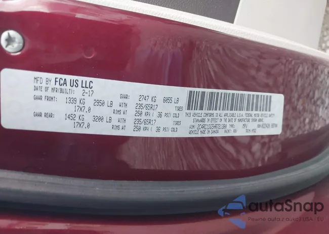 2C4RC1DG5HR721380: 44125188