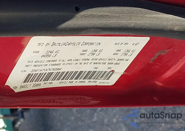 2D4FV47VX7H793904: 44125219