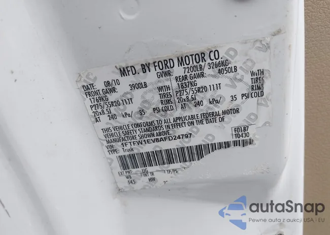 1FTFW1EV8AFD24797: 44125239