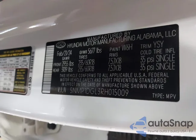 5NMP1DGL3RH015009: 44126636