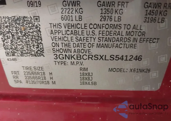 3GNKBCRSXLS541246: 44126695