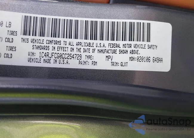 1C4RJFCG0CC254729: 44126796