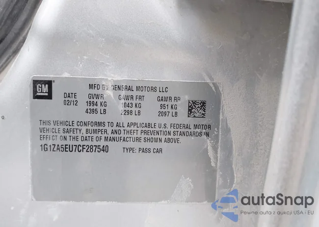 1G1ZA5EU7CF287540: 44126797