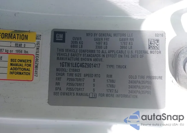 1GTN1LEC4GZ901417: 44126812