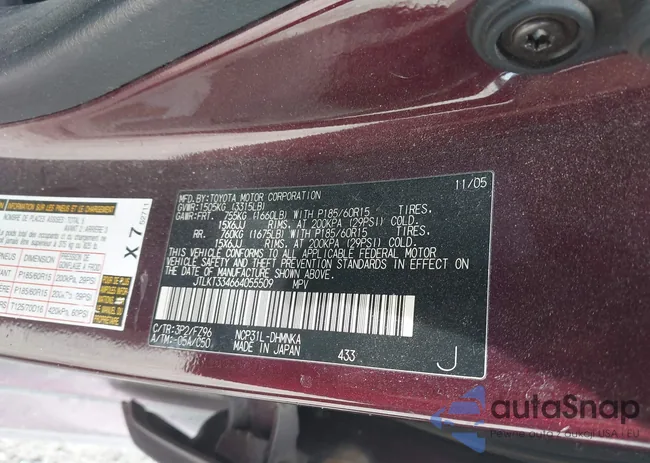 JTLKT334664055509: 44126837