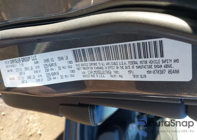 1C4PJMDS5EW317050: 44127006