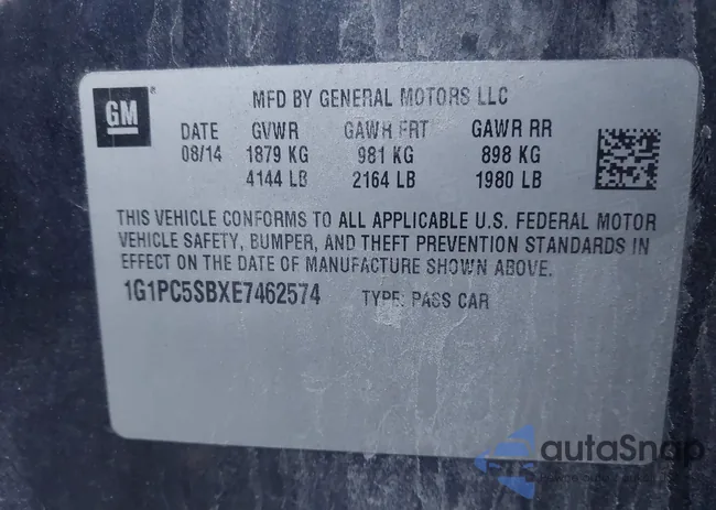 1G1PC5SBXE7462574: 44126321