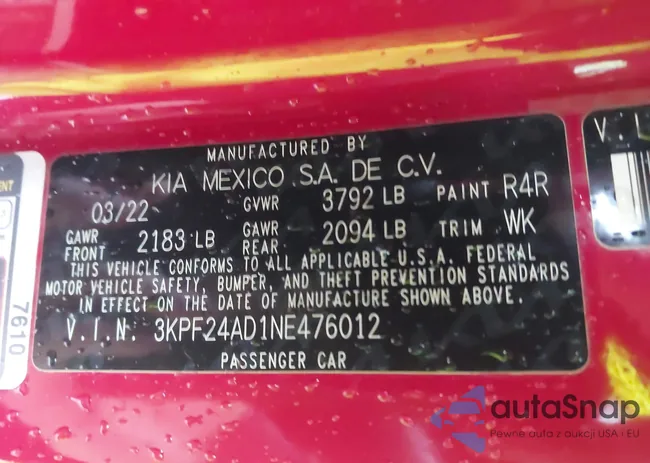 3KPF24AD1NE476012: 44126330