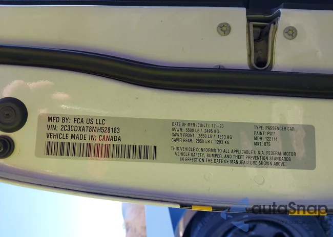 2C3CDXAT8MH528183: 44126432