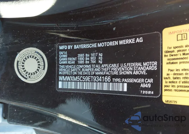 WMWXM5C59ET934166: 44127552