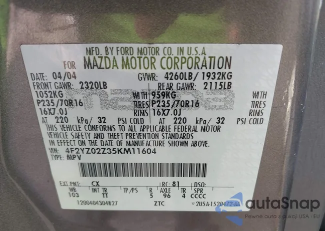 4F2YZ02Z35KM11604: 44127732