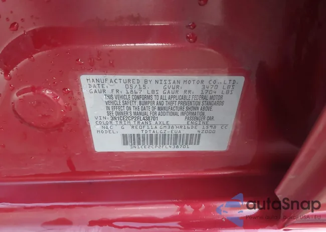 3N1CE2CP2FL438701: 44127787