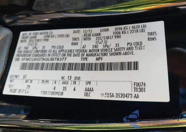 1FMCU0G79GUB78377: 44127872