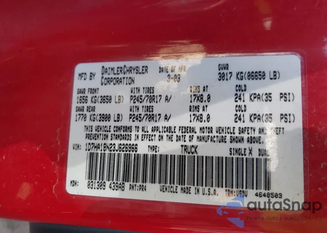 1D7HA18N23J626966: 44127956