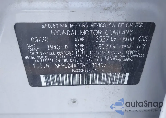 3KPC24A65ME130497: 44128000