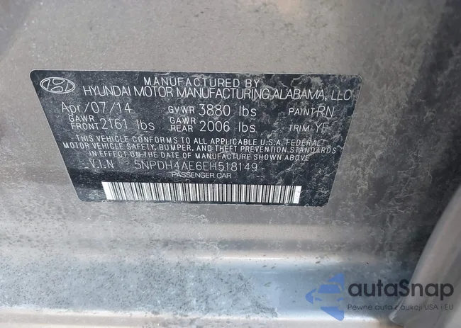 5NPDH4AE6EH518149: 44128002