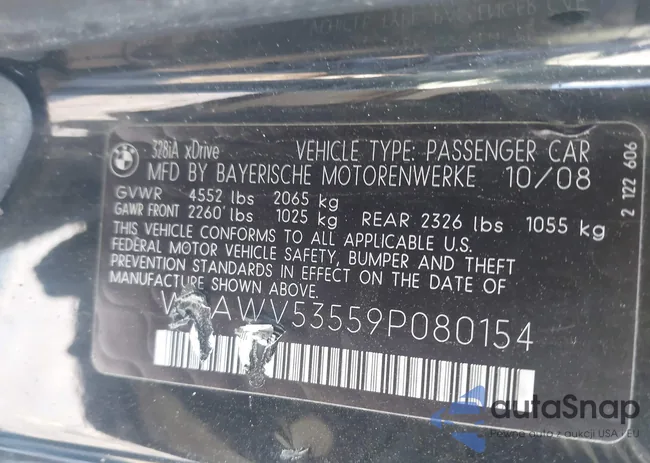 WBAWV53559P080154: 44127143