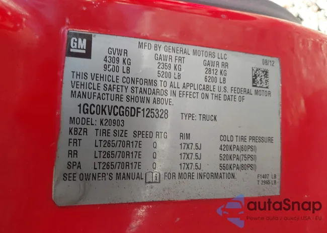 1GC0KVCG6DF125328: 44127173