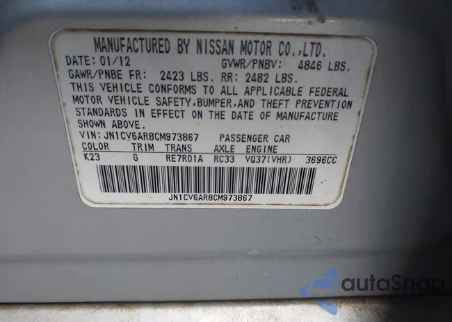 JN1CV6AR8CM973867: 44127187