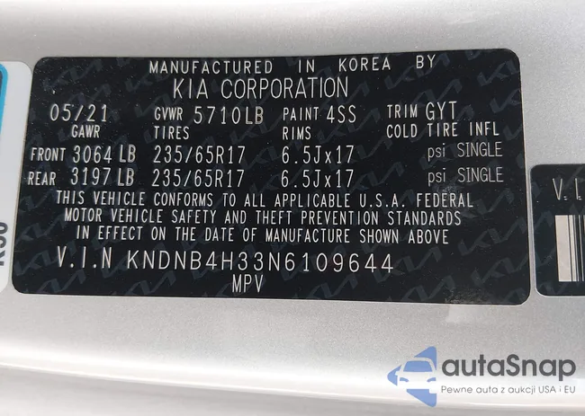 KNDNB4H33N6109644: 44127366